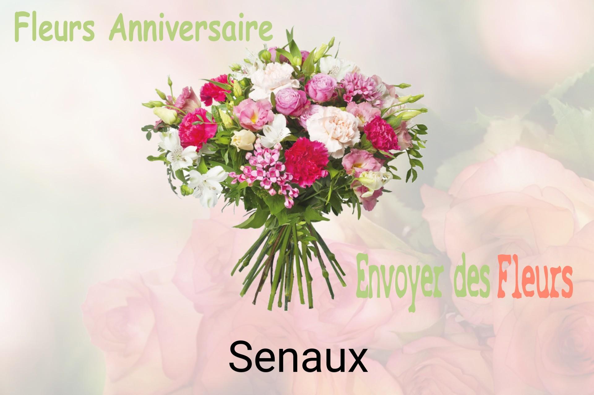 Bouquet de fleurs d’anniversaire livré à Senaux
